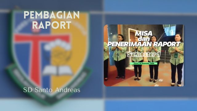 Pembagian raport sd